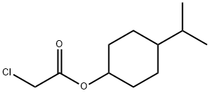 Chloroacetic acid 4-isopropylcyclohexyl ester 结构式
