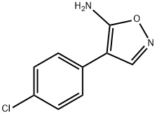 4-(4-氯苯基)-5-异噁唑胺 结构式
