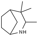 3,4,4-Trimethyl-2-azabicyclo[3.2.1]octane 结构式