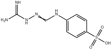 4-[3-(Amidino)guanidino]benzenesulfonic acid 结构式