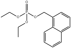 Phosphoric acid diethyl(1-naphtylmethyl) ester 结构式