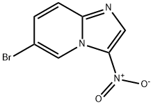 6-溴-3-硝基咪唑并[1,2-A]吡啶 结构式