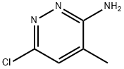 3-氨基-4-甲基-6-氯哒嗪 结构式