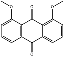 1,8-DIMETHOXYANTHRAQUINONE 结构式