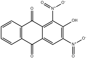 2-hydroxy-1,3-dinitroanthraquinone 结构式