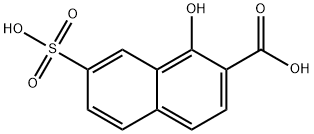 1-hydroxy-7-sulfo-2-naphthoic acid 结构式
