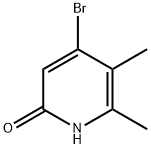 2(1H)-Pyridinone,4-bromo-5,6-dimethyl- 结构式