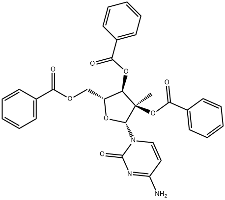 2',3',5'-Tri-O-benzoyl-2'-C-methyl-D-cytidine