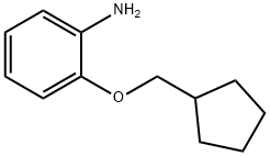 Benzenamine, 2-(cyclopentylmethoxy)- (9CI) 结构式