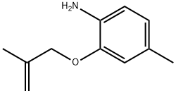 Benzenamine, 4-methyl-2-[(2-methyl-2-propenyl)oxy]- (9CI) 结构式