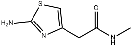 2-(2-Amino-1,3-thiazol-4-yl)-N-methylacetamide 结构式