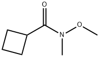 N-甲氧基-N-甲基环丁酰胺 结构式