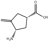 Cyclopentanecarboxylic acid, 3-amino-4-methylene-, (1S,3S)- (9CI) 结构式