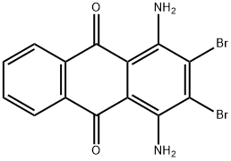 1,4-diamino-2,3-dibromoanthraquinone 结构式