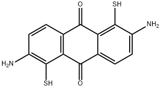 2,6-diamino-1,5-dimercaptoanthraquinone 结构式