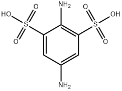 2,5-二氨基苯基-1,3-二磺酸 结构式