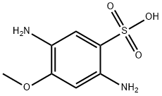 2,5-二氨基-4-甲氧基苯磺酸 结构式