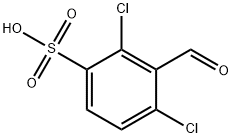 2,4-Dichloro-3-formylbenzenesulfonic acid 结构式