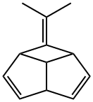 1H-Cyclobuta(cd)pentalene, 1a,3a,5a,5b-tetrahydro-1-(1-methylethyliden e)- 结构式