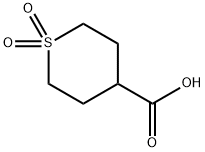1,1-二氧代-六氢-1L6-硫基吡喃-4-甲酸 结构式