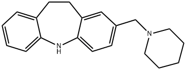 2-(哌啶-1-基甲基)-10,11-二氢-5H-二苯并[B,F]氮杂卓 结构式
