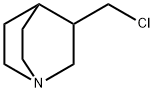 1-Azabicyclo[2.2.2]octane, 3-(chloromethyl)- 结构式