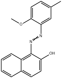 1-[(2-methoxy-3-methylphenyl)azo]-2-naphthol  结构式