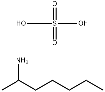 2-氨基庚烷硫酸盐 结构式