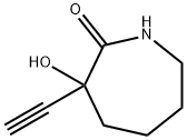 2H-Azepin-2-one, 3-ethynylhexahydro-3-hydroxy- (9CI) 结构式