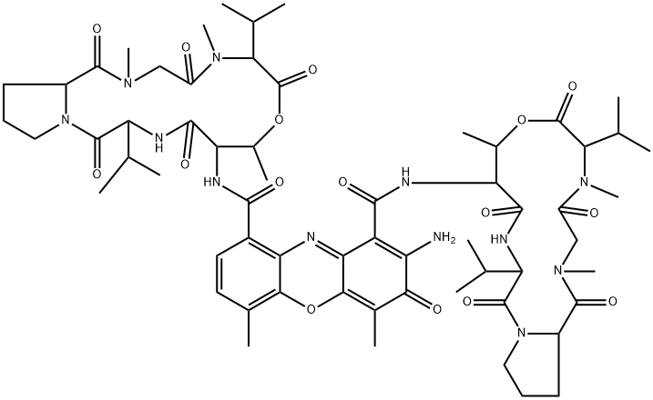 ACTINOMYCIN D-[3H(G)] 结构式