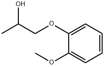 1-(2-甲氧基苯氧基)-2-丙醇 结构式