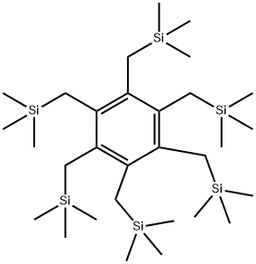 trimethyl-[[2,3,4,5,6-pentakis(trimethylsilylmethyl)phenyl]methyl]sila ne 结构式