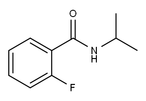 2-氟-N-异丙基苯甲酰胺 结构式