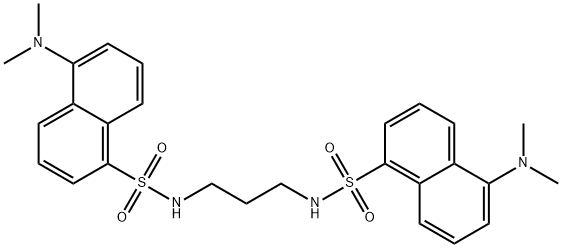 DIDANSYL-1,3-DIAMINOPROPANE 结构式