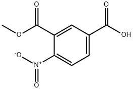 4-硝基-3-甲氧基羰基苯甲酸 结构式
