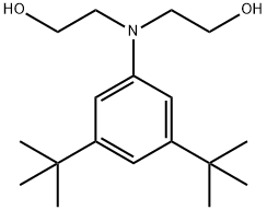 2,2'-[[3,5-bis(1,1-dimethylethyl)phenyl]imino]bisethanol 结构式