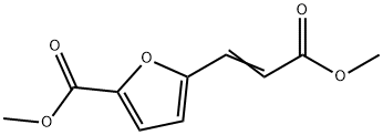 METHYL 5-(2-METHOXYCARBONYLVINYL)FURAN-2-CARBOXYLATE 结构式