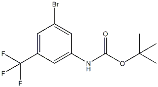 N-BOC-3-BROMO-5-TRIFLUOROMETHYLANILINE 结构式