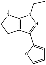 Pyrrolo[2,3-c]pyrazole, 1-ethyl-3-(2-furanyl)-1,4,5,6-tetrahydro- (9CI) 结构式