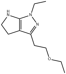 Pyrrolo[2,3-c]pyrazole, 3-(2-ethoxyethyl)-1-ethyl-1,4,5,6-tetrahydro- (9CI) 结构式