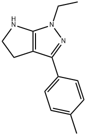 Pyrrolo[2,3-c]pyrazole, 1-ethyl-1,4,5,6-tetrahydro-3-(4-methylphenyl)- (9CI) 结构式