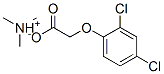 trimethylammonium 2,4-dichlorophenoxyacetate  结构式