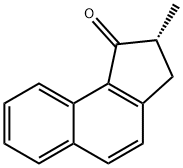 1H-Benz[e]inden-1-one,2,3-dihydro-2-methyl-,(2R)-(9CI) 结构式