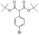 2-(4-BROMOPHENYL)-PROPANEDIOIC ACID 1,3-BIS-T-BUTYL ESTER 结构式