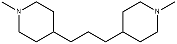 4,4'-三亚甲基双(1-甲基哌啶) 结构式