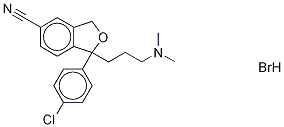 氢溴酸氯西酞普兰 结构式