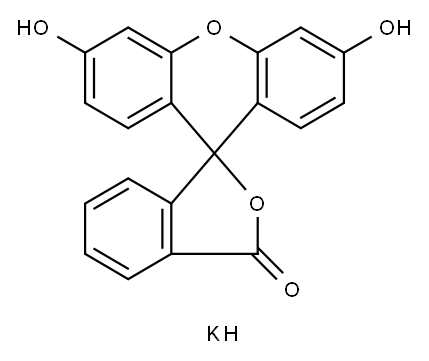 荧光素二钾 结构式