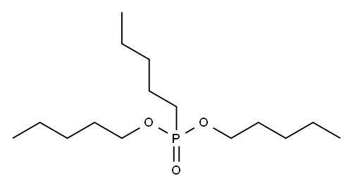 戊基膦酸二戊酯 结构式