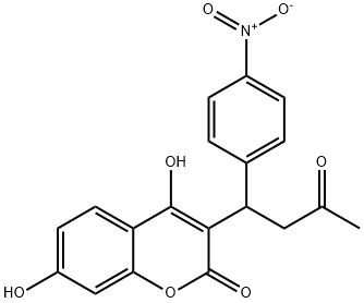 rac 7-Hydroxy Acenocoumarol 结构式