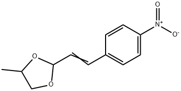 1,3-Dioxolane, 4-methyl-2-2-(4-nitrophenyl)ethenyl- 结构式